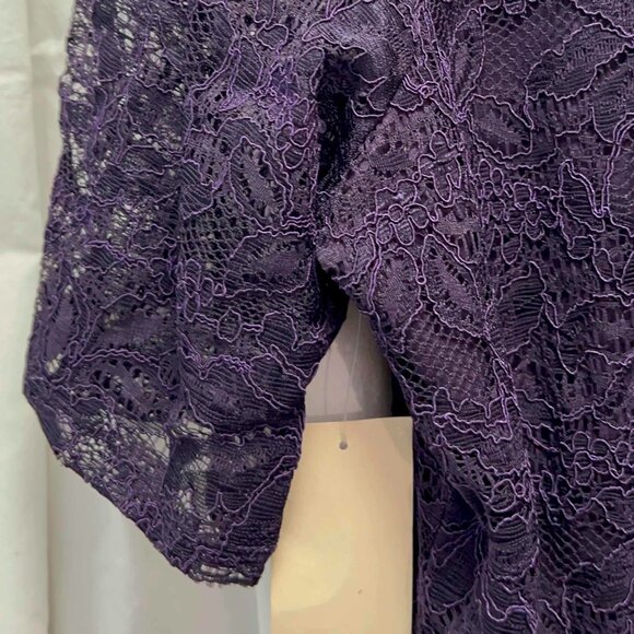 Purple Lace Top - Picture 2 of 4
